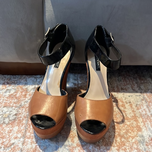 Cute multicolor wedge heels - Picture 2 of 2